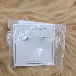 Sterling Silver Stud Earrings NWT
